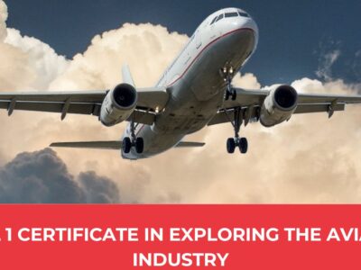 Level 1 Certificate in Exploring the Aviation Industry